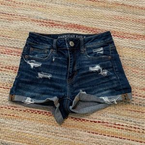 American Eagle super stretch denim shorts